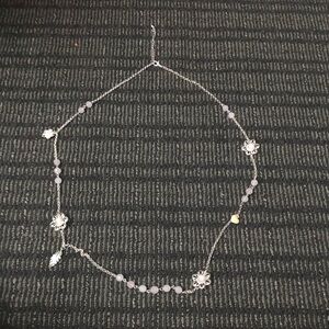 Long Floral Necklace